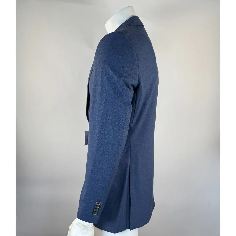 Indochino Wool Silk Blazer Mens 42? NWT $679 Single-Breasted Lined Double-Vented